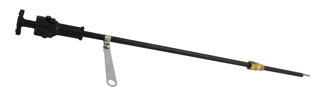 25973 – MOROSO Oil Dipstick, 1/4 Inch NPT Fitting/ Nylon Handle/ Adjustable 24 Inch Length